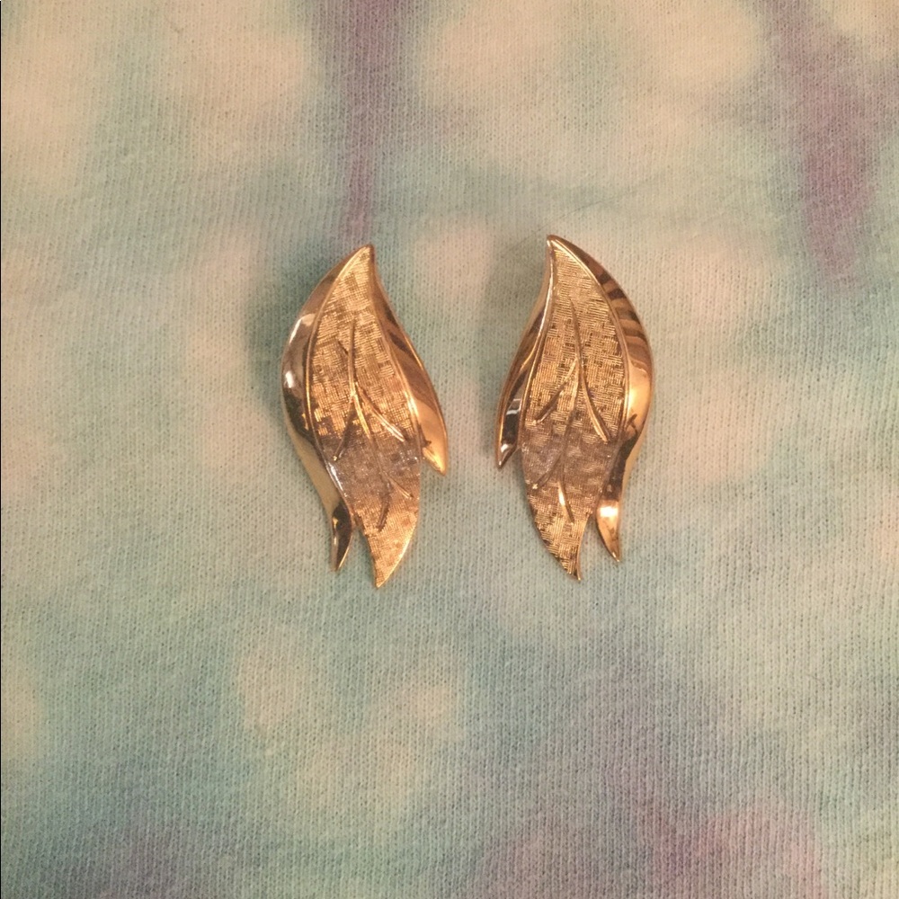 Vintage Monet clip earrings